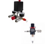 Set presostat compresor si regulator presiune, KRAFT&DELE, 8 bar, D11270+d1497