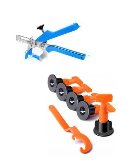 Kit nivelare placi ceramice, cleste si pene reutilizabile, Tagred, Ta4114+D10770 Kit nivelare placi ceramice, cleste si pene reutilizabile, Tagred, Ta4114+D10770