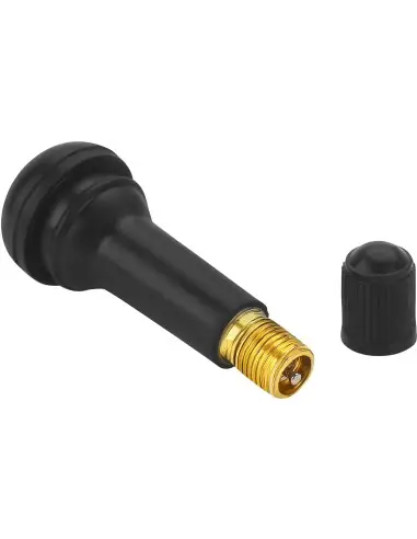 Valve de jantă, KRAFT&DELE, 100 buc, cauciuc si alamă, 45 mm, KD5907