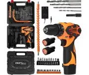 Trusa surubelnita cu acumulator, Kraft&dele, 2x baterii 18V, 30Nm, KD3085