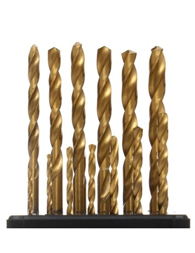 TA1029-Set 13 buc burghie din titan pentru metal de diferite dimensiuni TAGRED Professional - Burghie si sfredele