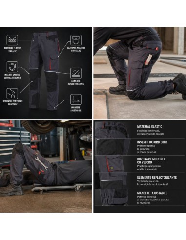 Pantaloni de lucru elastici Fortrek-T...