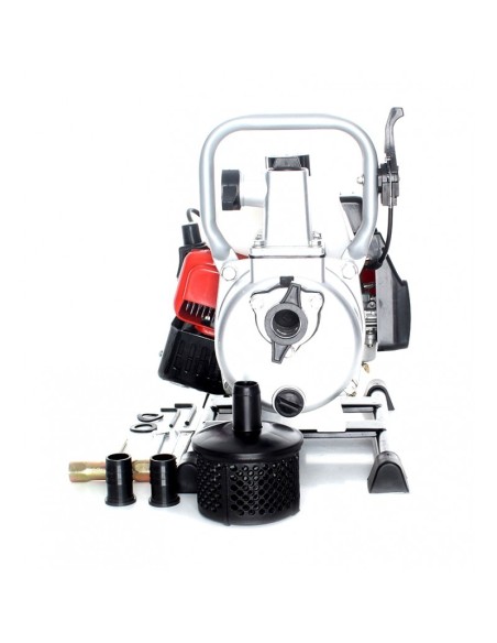 Set motopompa apa 1 inch, Kraft&Dele EC772, 2CP, debit 200L/min + furtun 20 m cu conector