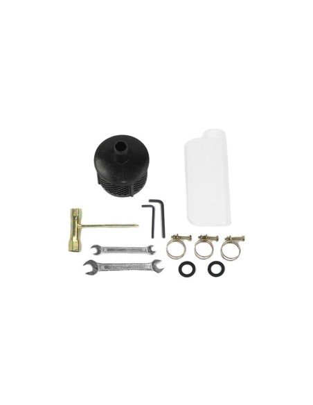 Set motopompa apa 1 inch, Kraft&Dele EC772, 2CP, debit 200L/min + furtun 20 m cu conector