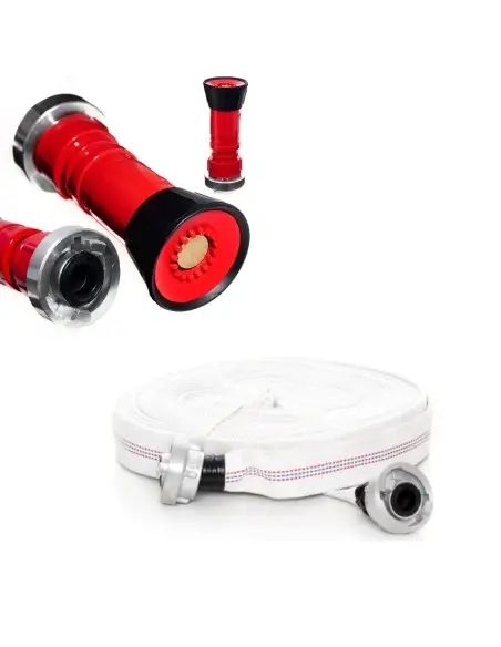 Kit furtun de incendiu, Kraft&Dele , 1" 20m +conector, KD781 si teava de refulare 1”