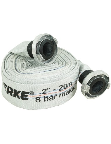 Set teava de refulare si furtun refulare motopompa, Verke, 2"x20 m, V60131