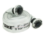 Set teava de refulare si furtun refulare motopompa, Verke, 2"x20 m, V60131