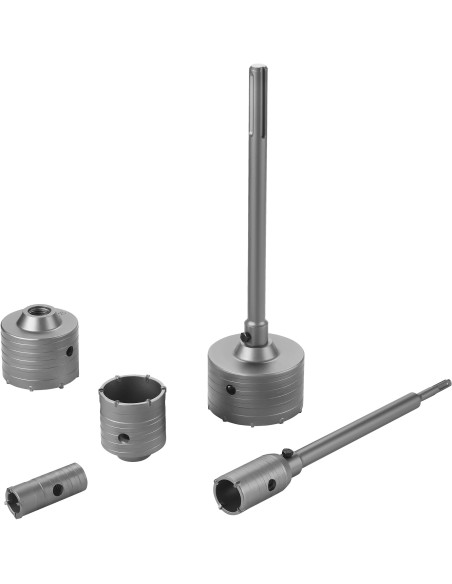 Set 9 carote pentru zidarie, Kraft&Dele, SDS Plus Max, 30-100mm, KD12640