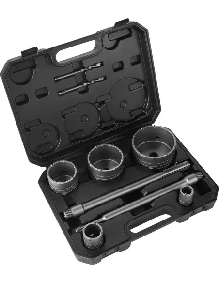 Set 9 carote pentru zidarie, Kraft&Dele, SDS Plus Max, 30-100mm, KD12640