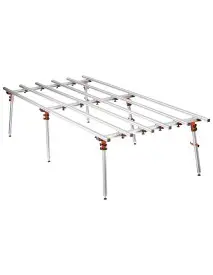 Masa pentru prelucrare gresie, Kraft&Dele, 360x150x80cm, 6 picioare, 250 KG, KD11983
