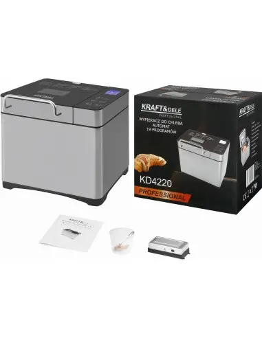 Masina de facut paine, Kraft&Dele, 19 programe,1000g, KD4220