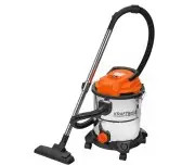 Aspirator umed uscat Kraft&Dele, 20L inox, 1600W, filtru HEPA, functie suflare, KD5178