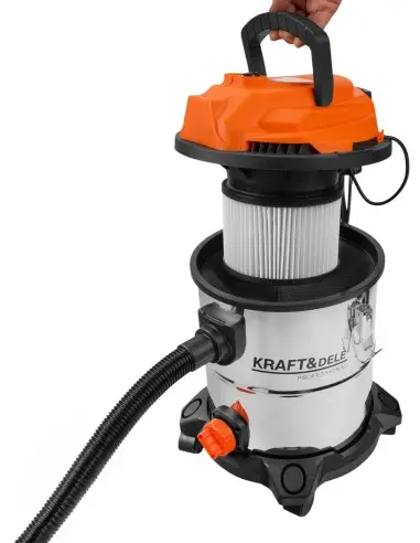 Aspirator umed uscat Kraft&Dele KD5178 | 20L | 1600W HEPA