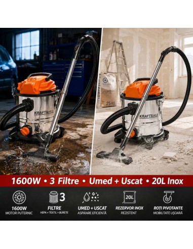 Aspirator umed uscat cu spalare...