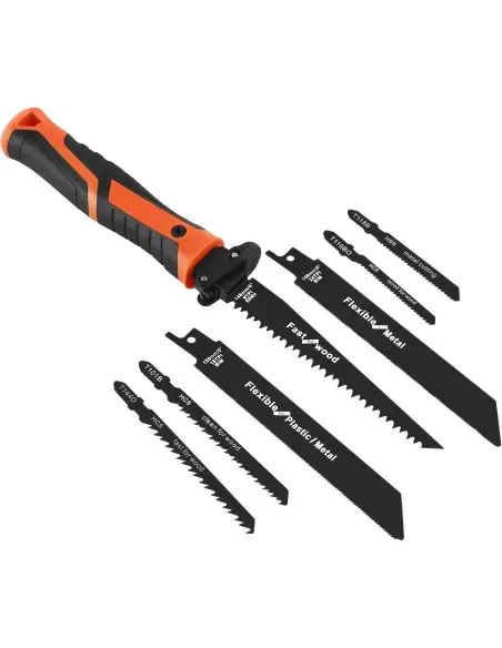 Set suport pentru lama de fierastrau cu 7 panze incluse, Kraft&Dele, KD11275 Set suport pentru lama de fierastrau cu 7 panze incluse, Kraft&Dele, KD11275
