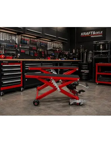 Elevator hidraulic pentru motociclete si ATV-uri, Kraft&Dele, 500 kg, KD12688 Elevator hidraulic pentru motociclete si ATV-uri, Kraft&Dele, 500 kg, KD12688