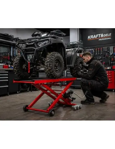 Elevator hidraulic pentru motociclete si ATV-uri, Kraft&Dele, 500 kg, KD12688 Elevator hidraulic pentru motociclete si ATV-uri, Kraft&Dele, 500 kg, KD12688