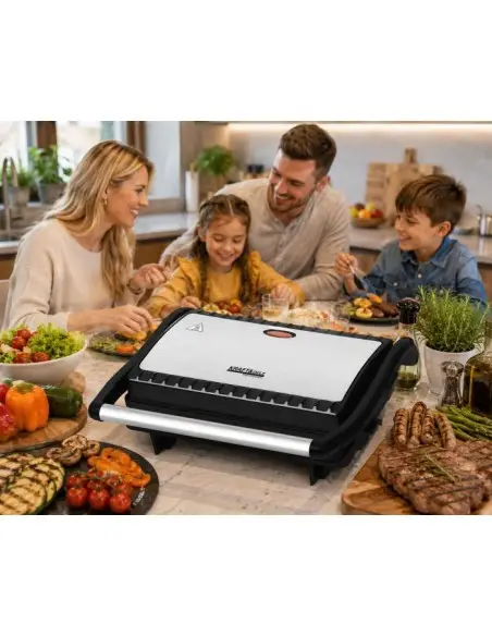 Gratar electric cu placi antiaderente, Kraft&Dele, 2200 W, KD4200 Gratar electric cu placi antiaderente, Kraft&Dele, 2200 W, KD4200