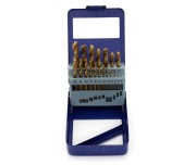 TA1035- Set 19 burghie metalice din titan, dimensiuni 1-10 mm Tagred TAGRED Professional - Burghie si sfredele