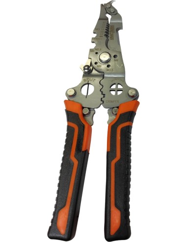 Cleste multifunctional pliabil, Kraft&Dele, pentru dezizolat si sertizat, KD12693 Cleste multifunctional pliabil, Kraft&Dele, pentru dezizolat si sertizat, KD12693