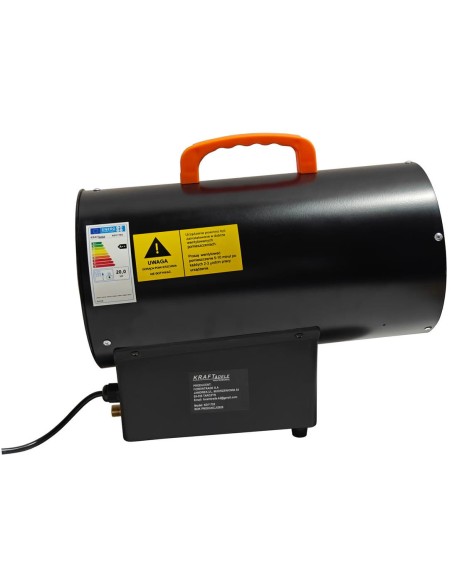 Tun de caldura pe gaz, Kraft&Dele KD11703, 20kW, GPL