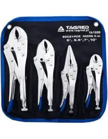 TA1306- Set 4 buc, cleste auto-blocabil Morse'a 125-250 mm Tagred TAGRED Professional - Clesti auto