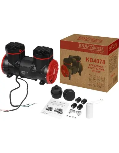 Motor 1500W pentru compresor fara ulei, Kraft&Dele, 290 l/min, KD4078