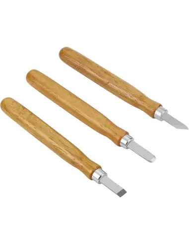 Set 9 piese pentru sculptat lemn, Kraft&Dele, cu husa, KD12697