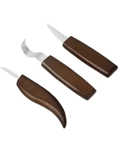 Set 9 piese pentru sculptat lemn, Kraft&Dele, cu husa, KD12697
