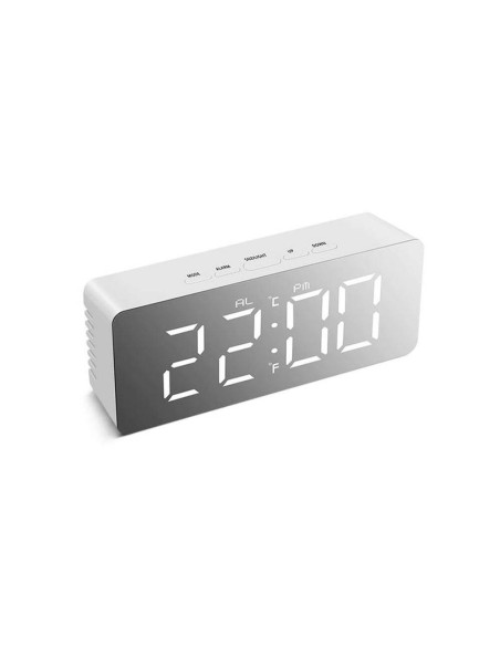 Ceas electronic cu alarma, Bass Polska, termometru, oglinda, 11110 Ceas electronic cu alarma, Bass Polska, termometru, oglinda, 11110