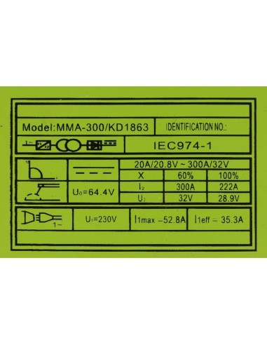 Aparat de sudura invertor, MMA 300A, KD1863, Kraft&Dele Aparat de sudura invertor, MMA 300A, KD1863, Kraft&Dele