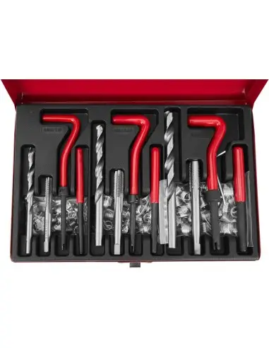 Kit reparare filete cu 88 de piese, Kraft&Dele, otel HSS,KD10591