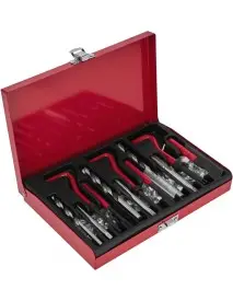 Kit reparare filete cu 88 de piese, Kraft&Dele, otel HSS,KD10591