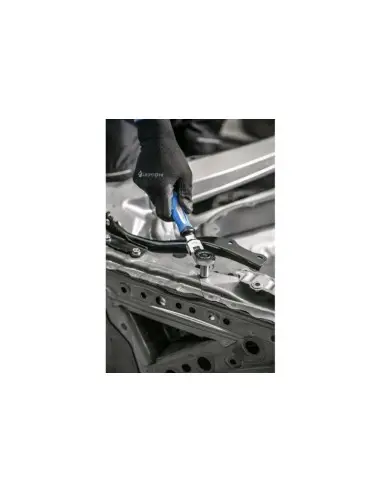 Cheie cu clichet, Hogert, cu adaptoare interschimbabile, set de 5 piese, HT1R395