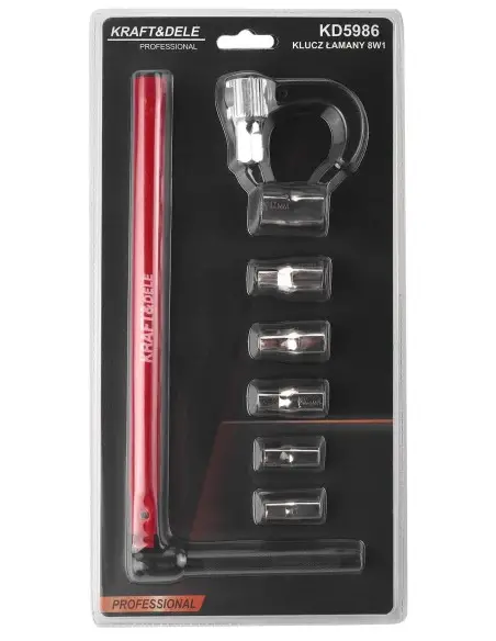 Cheie pliabila 8 in 1, Kraft&Dele, multifunctionala, KD5986