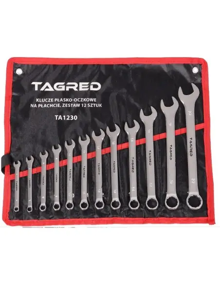 Set 12 chei combinate, Tagred, 6-22 mm, otel Cr-V, TA1230 Set 12 chei combinate, Tagred, 6-22 mm, otel Cr-V, TA1230