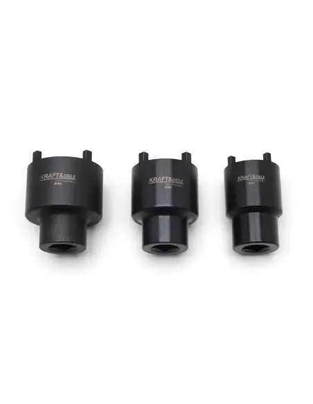 Set chei tubulare pentru piulite cu flansa, Kraft&Dele, 9 piese, KD12536 Set chei tubulare pentru piulite cu flansa, Kraft&Dele, 9 piese, KD12536