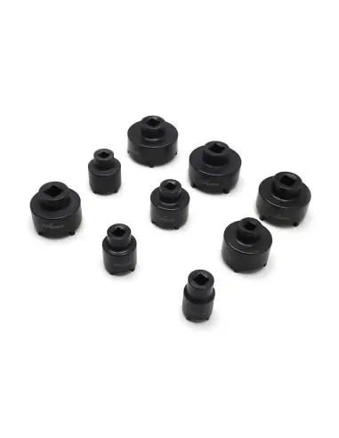 Set chei tubulare pentru piulite cu flansa, Kraft&Dele, 9 piese, KD12536 Set chei tubulare pentru piulite cu flansa, Kraft&Dele, 9 piese, KD12536