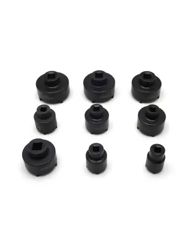 Set chei tubulare pentru piulite cu flansa, Kraft&Dele, 9 piese, KD12536 Set chei tubulare pentru piulite cu flansa, Kraft&Dele, 9 piese, KD12536