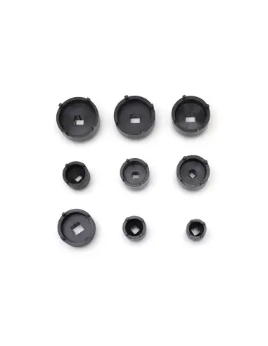 Set chei tubulare pentru piulite cu flansa, Kraft&Dele, 9 piese, KD12536 Set chei tubulare pentru piulite cu flansa, Kraft&Dele, 9 piese, KD12536