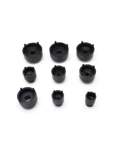 Set chei tubulare pentru piulite cu flansa, Kraft&Dele, 9 piese, KD12536 Set chei tubulare pentru piulite cu flansa, Kraft&Dele, 9 piese, KD12536