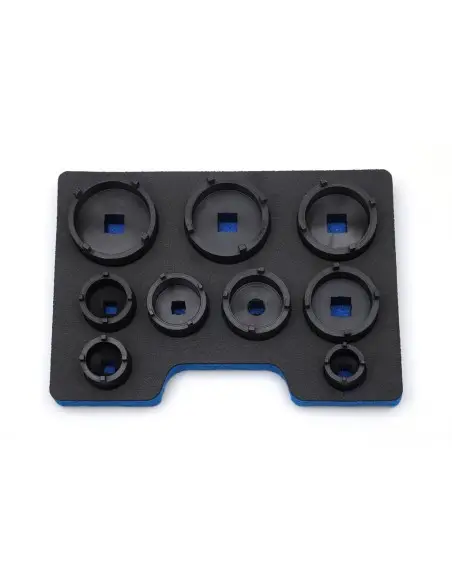 Set chei tubulare pentru piulite cu flansa, Kraft&Dele, 9 piese, KD12536 Set chei tubulare pentru piulite cu flansa, Kraft&Dele, 9 piese, KD12536