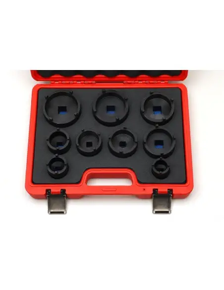 Set chei tubulare pentru piulite cu flansa, Kraft&Dele, 9 piese, KD12536 Set chei tubulare pentru piulite cu flansa, Kraft&Dele, 9 piese, KD12536