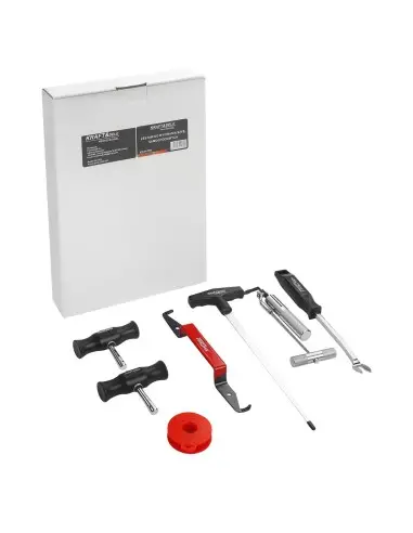 Kit 7 piese pentru taierea si demontarea parbrizelor auto, Kraft&Dele, cutie de plastic, KD11879