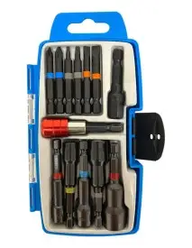 Set tubulare si biti surubelnita, SilverTools, 13 piese, S11284