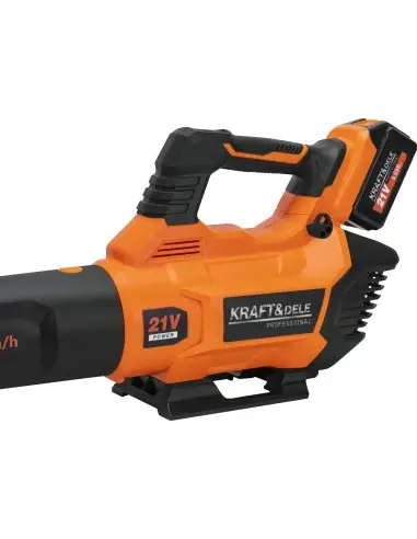 Suflanta de frunze fara fir, Kraft&Dele,2x4Ah, 21V, 330 km/h, 3 viteze, KD3446 Suflanta de frunze fara fir, Kraft&Dele,2x4Ah, 21V, 330 km/h, 3 viteze, KD3446