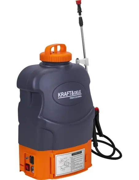 Pulverizator cu acumulator 20 L, Kraft&Dele, 12V, 4.5 bar, lance reglabila, KD2029 Pulverizator cu acumulator 20 L, Kraft&Dele, 12V, 4.5 bar, lance reglabila, KD2029