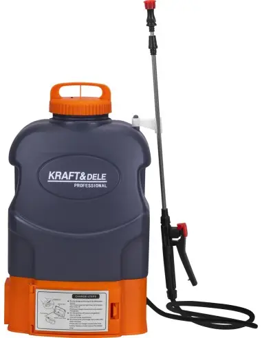 Pulverizator cu acumulator 20 L, Kraft&Dele, 12V, 4.5 bar, lance reglabila, KD2029 Pulverizator cu acumulator 20 L, Kraft&Dele, 12V, 4.5 bar, lance reglabila, KD2029