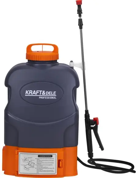 Pulverizator cu acumulator 20 L, Kraft&Dele, 12V, 4.5 bar, lance reglabila, KD2029 Pulverizator cu acumulator 20 L, Kraft&Dele, 12V, 4.5 bar, lance reglabila, KD2029