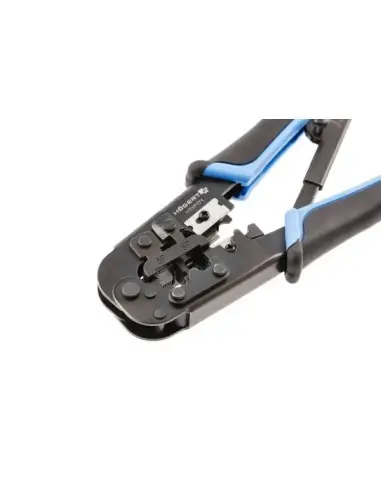 Cleste pentru sertizare conectori RJ11, RJ12 si RJ45, Hogert, HT1P171 Cleste pentru sertizare conectori RJ11, RJ12 si RJ45, Hogert, HT1P171